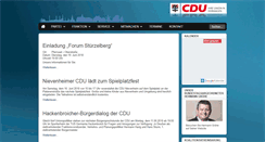 Desktop Screenshot of fraktion.cdu-dormagen.de